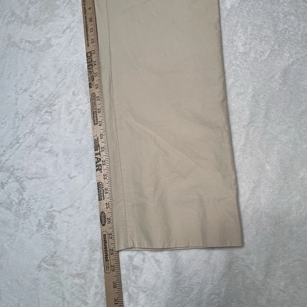Brooks Brothers Fitzgerald‎ Light Tan Straight Leg Pants Mens 35 X 30 Cotton